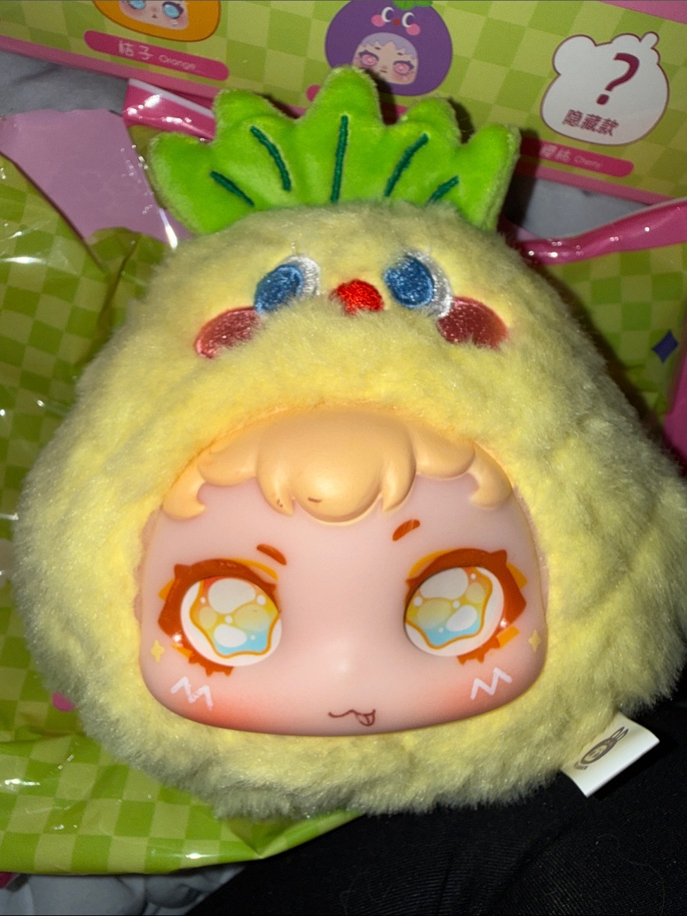 Yaya Fresh Fruits Zipper Bag Pendant - Pineapple